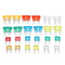 240Pcs 1/2/3/4/5/6 Pins Car Way Waterproof Electrical Terminal Wire Connector Plug Fuses