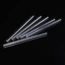 10Pcs 150mm OD 11mm/0.43" Thick Wall Borosilicate Glass Blowing Tube