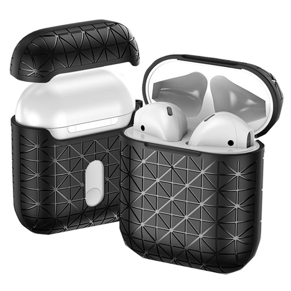 TOTU Anti-Dust Wireless Bluetooth Earphone TPU Storage Protective Case With Hook for Apple AirPods 1/2 Cover