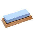 Double-sided Sharpen Stone Dual Whetstone Kitchen Grinding Tool with Stand