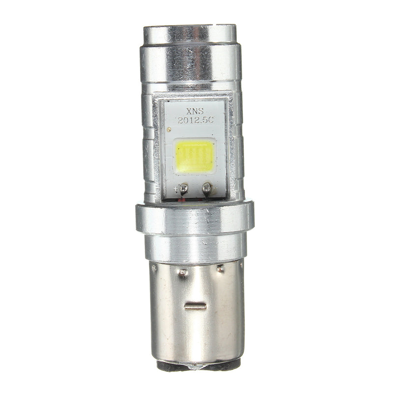 BA20D 6000K 10W LED 1000LM COB Headlight Bulb For Motor Bike Scooter
