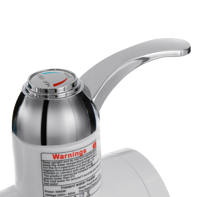3000W Temperature Display Instant Hot Water Tap Faucet Water Tap