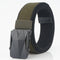 120cm AWMN BO03 Punch Free Roller Buckle Canvas Tactical Belt For Outdoor Camping Hunting Waistband