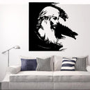Game Of Thrones Daenerys Targaryen Dragon Mother Portrait Engraved Wall Stickers