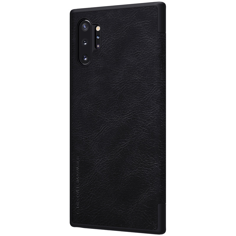 NILLKIN Flip Shockproof Card Slot Holder Full Cover PU Leather Vintage PC Protective Case for Samsung Galaxy Note 10+ / Note 10+ 5G