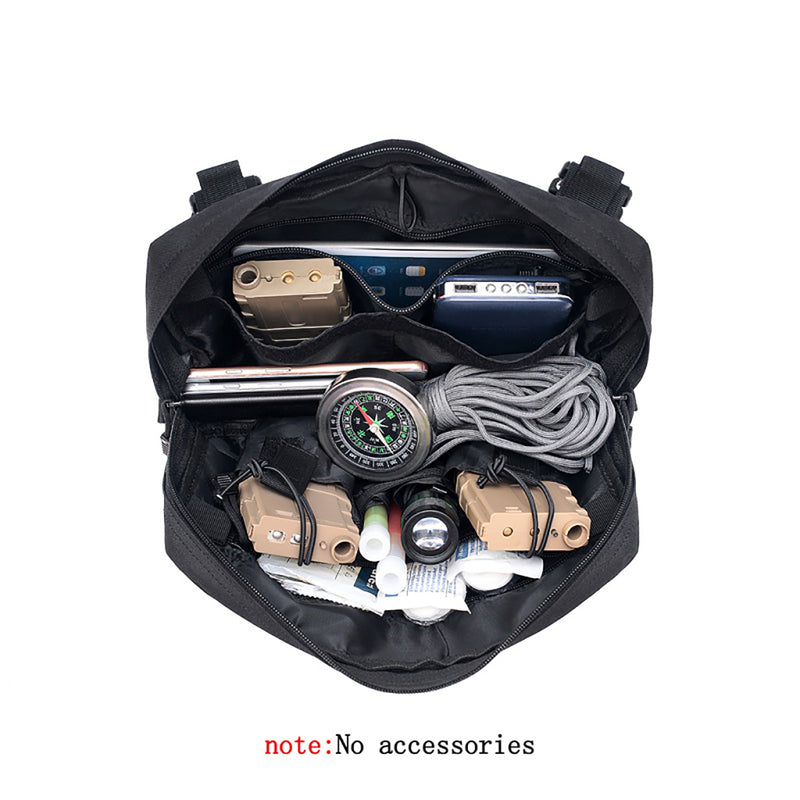 Chest Bag Tactical Vest Chest Rig Bag Hip Hop Pouch Waistcoat Waterproof Unisex