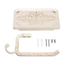 Bathroom Wall Mount Toilet Roll Paper Towel Holder Mobile Phone Storage Shelf