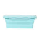 4 Pcs Set Folding Containers Silicone Food Storage Microwave Fridge Lunch Box
