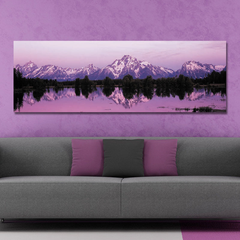 DYC 10357 Single Spray Oil Paintings Snow Mountain Photography For Home Decoration Paintings Wall Art