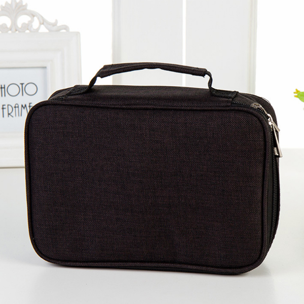 Great Value Multi-color Large Capacity Waterproof Sketch Pencil Case For Student Stationery Supplies