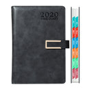 A5 Notebook 2020 Year Time Diary 365 Days Daily Schedule Planner Notepad Calendar Book