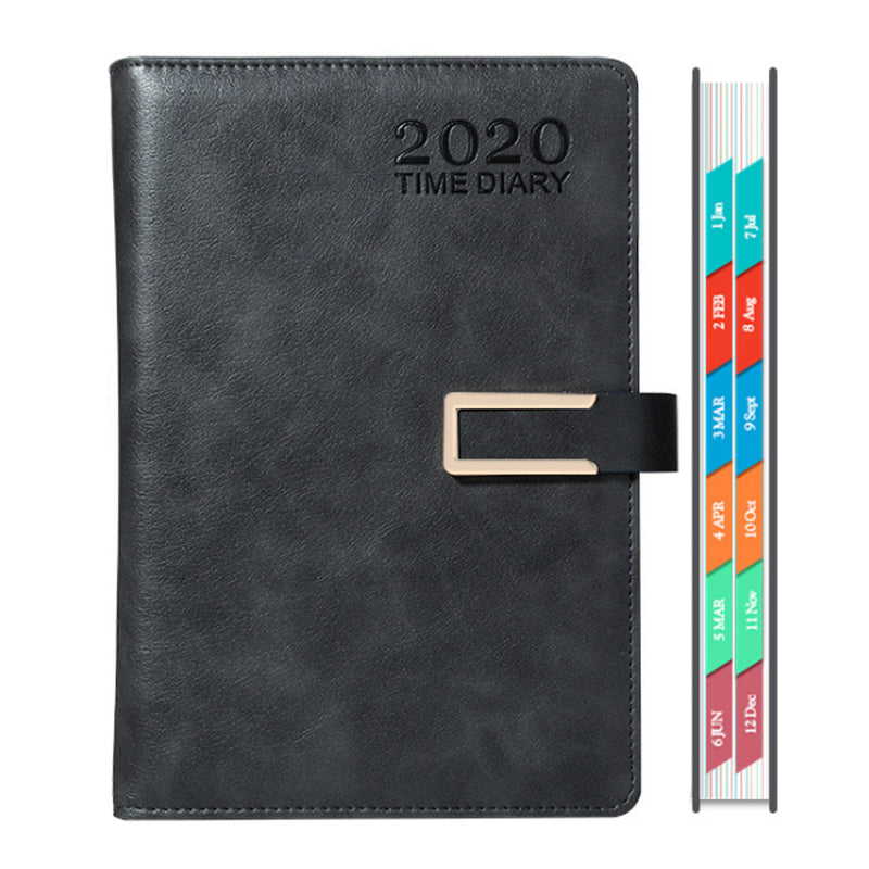 A5 Notebook 2020 Year Time Diary 365 Days Daily Schedule Planner Notepad Calendar Book