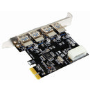SSU V805 PCI-E to USB 3.0 Expansion Card With Four USB 3.0 Interfaces For Desktop Computer