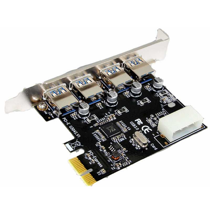 SSU V805 PCI-E to USB 3.0 Expansion Card With Four USB 3.0 Interfaces For Desktop Computer