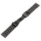 Black Metal Stainless Steel Watch Wrist Band Strap for Garmin Fenix 3/HR