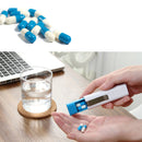 3 Compartment Travel Portable Sealed Pill Box Mini Storage Box With Elastic Clip Pill Case