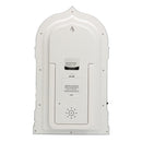 Islamic Automatic Azan Wall Silver Clock Prayer Ramadan Gift Home Decor