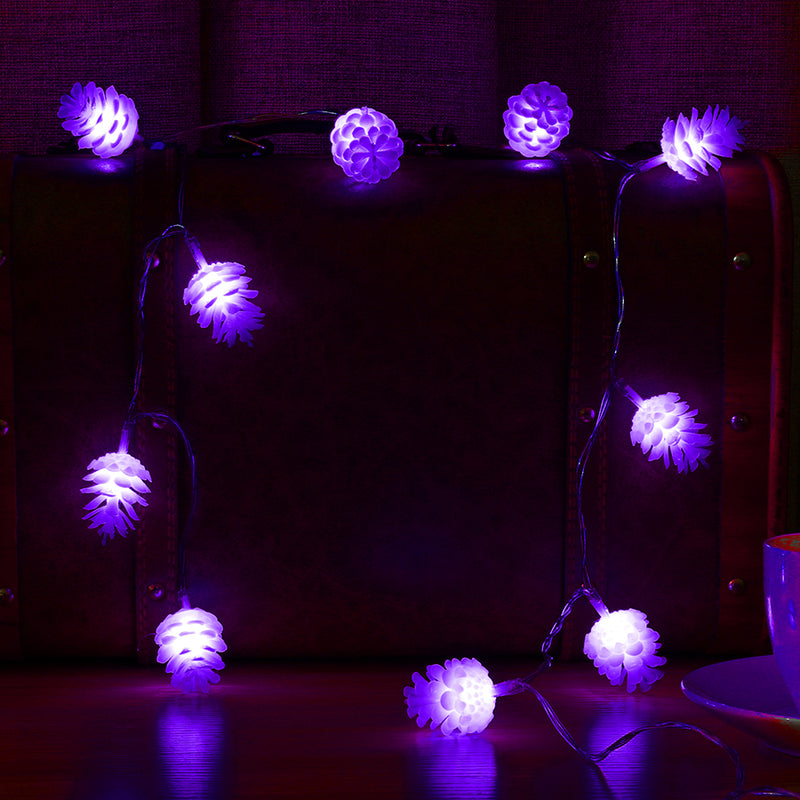 KCASA 2M 20 LED Pine Cone String Lights LED Fairy Lights for Festival Christmas Halloween