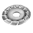 Drillpro 65mm Wood Carving Disc 12 Teeth 16mm Bore Wood Shaping Disc Grinder Disc for 100/115 Angle Grinder Woodworking Tool
