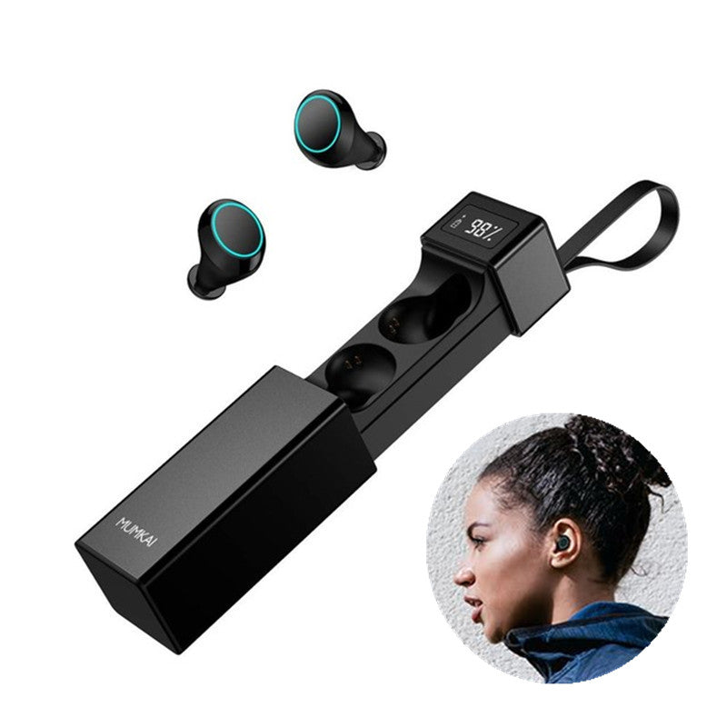 [bluetooth 5.0] TWS True Wireless HIFI Digital Display Earphone Touch Noise Cancelling IPX7 Waterproof Sports Earbuds With Mic for Xiaomi Huawei