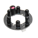 6pcs Black Invisible IR LEDs 940nm Night Vision No Red Exposure 12V Infrared Illuminator LED Board