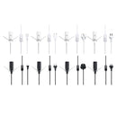 Himalayan Salt Lamp Black White E14 Light Bulb Electric Power Cord On/Off Holder Socket