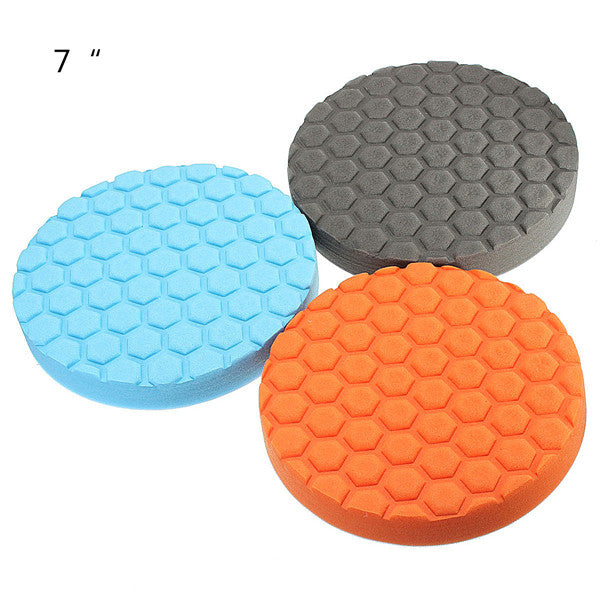 3pcs 4/5/7 Inch Buff Polishing Pad kit for Car Polisher