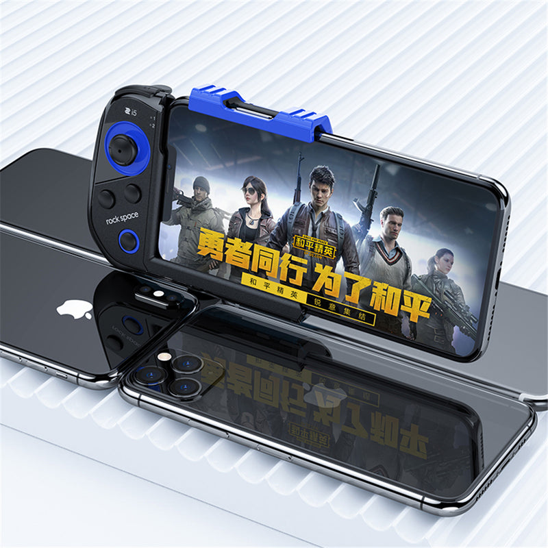 Rock Space I5 Single Side Wireless bluetooth Gaming Handle Joystick Gamepad For iPhone 8Plus XS 11 Pro Huawei P30 Pro Mate 30 5G S10+ Note 10 5G