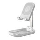 Bakeey 10W 7.5W 5W Folding Fast Charging Wireless Charger Bracket Telescopic Desktop Cellphone Stand Holder For iPhone XS 11 Pro Xiaomi Mi9 9Pro 5G