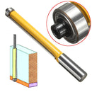 1/2 Inch Shank Bearing Extension Trimming Router Bit Straight Wood Working Cutter