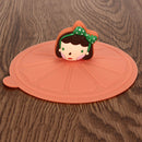 Silicone Leakproof Coffee Mug Suction Lid Cap Airtight Sealed Cup Cover