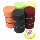 Drillpro 16pcs 2 Inch Sponge Flat Polishing Buff Pad for Car Polisher