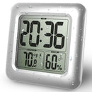 Waterproof Wall Clock Shower Bathroom Digital Clock Table Hygrometer Thermometer