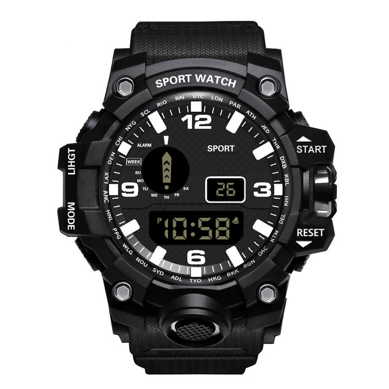 HONHX 55-Z66 Men Luminous Display Stopwatch Fashion Sport Digital Watch