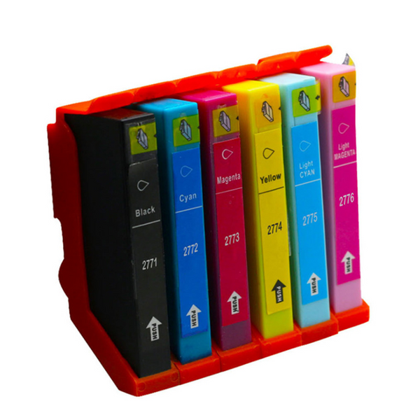 ZSMC 277XL Ink cartridge For Epson T2771 T2772 T2773 T2774 T2775 T2776 T277XL1 T277XL2 T277XL3 T277XL4 T277XL5 T277XL6 Printer Ink