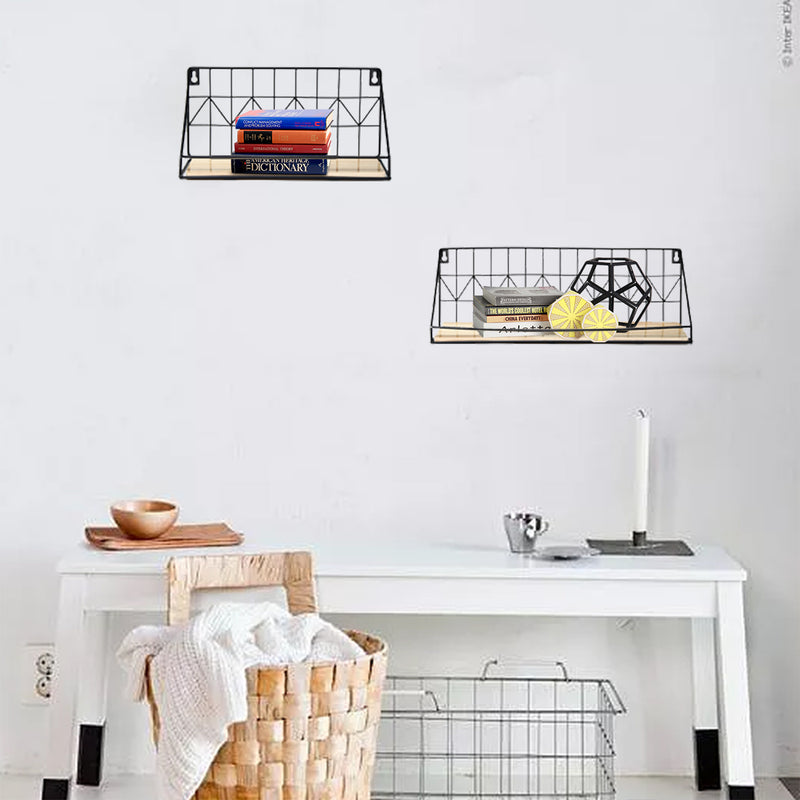 Floating Shelves Wall Mounted Wood Wall Storage Shelves Living Room Hanging Shelf Decorations