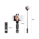 Atongm Wired Control Extendable Foldable Mini Selfie Stick Black