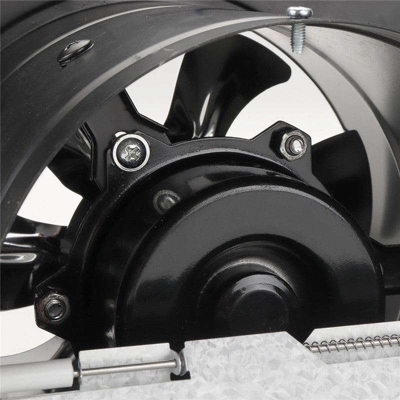40W 6'' Exhaust Fan 6'' Exhauster Muffler Wall Mounted Low Noise Air Vent Ventilation