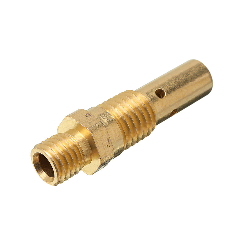 14Pcs 0.8mm Copper MIG Welding Torch Nozzle Kit for 100L Welding G un for 0.03Inch Contact Tip Gas Nozzle Holder Set + Connecting