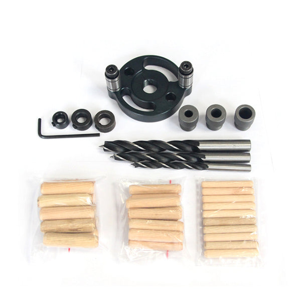 6 8 10mm Dowelling Woodworking Dowel Jig Wood Panel Hole Gauge Drilling Tools