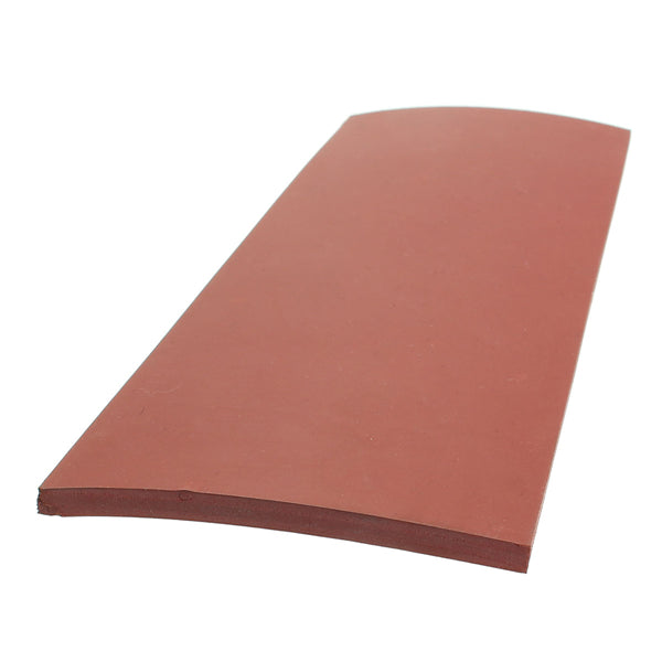 203x76x5mm Red Silicone Rubber Sheet Chemical Heat Resistance Plate
