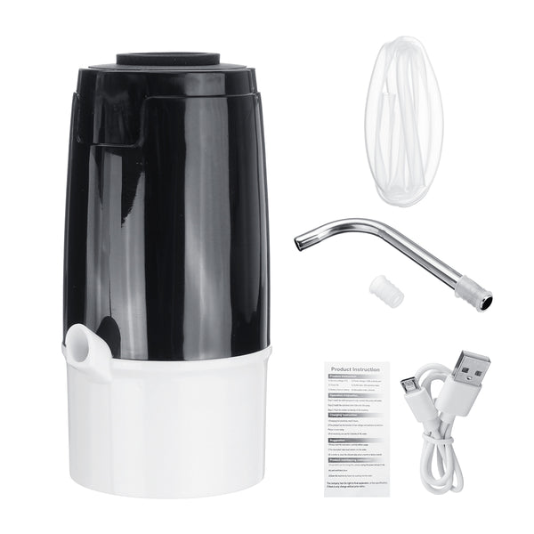 Portable Electric Water Pump Dispenser USB Charging BPA Free Gallon Water Bottle Pump Built-in 1200mAh Rechargeable Lithium Battery
