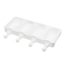 4 Cell Silicone Frozen Ice Cream Mold Juice Popsicle Maker Ice Lolly Pop Mould