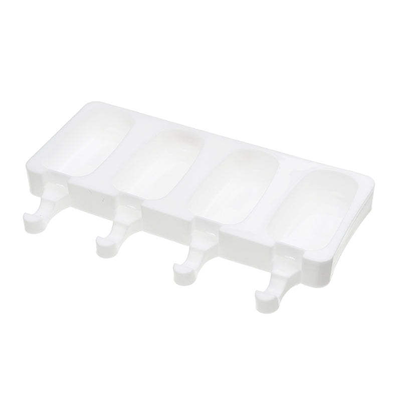 4 Cell Silicone Frozen Ice Cream Mold Juice Popsicle Maker Ice Lolly Pop Mould