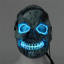 Novelties LED Skeleton Skull Mask Fancy Scary Halloween Adult Costume Accessory