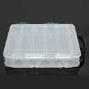 Plastic 12 Compartment Double Sided Fishing Lure Bait Tackle Hook Accessory Storge Box Case