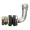 4Pcs Tire Valve Stem 90 Degree Angle Bolt In 512 Chrome Metal High Pressure