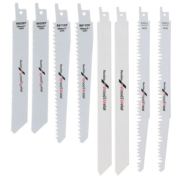 8pcs Reciprocating Saw Blades Wood Metal Cutter Blade