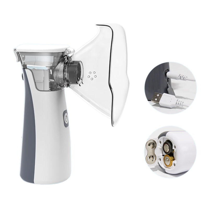 BOXYM-N2 Portable Ultrasonic Nebulizer Low Residual Fluid Household Medical Atomizer Handheld Asthma Inhaler For Adult / Kids Ultrasonic Mist Maker