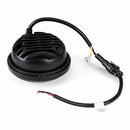 4 Inch 10-32V 2400LM 6000K Motorcycle LED Front Headlight Flood Light IP67 CE Spot Fog Passing Light With Angel Circle Lights